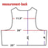 Diagram showing the back of the Condor Defender Plate Carrier with measurements: 11.5 across shoulders, 26 chest, 25 bottom width, 18 length, and 8 armhole depth.